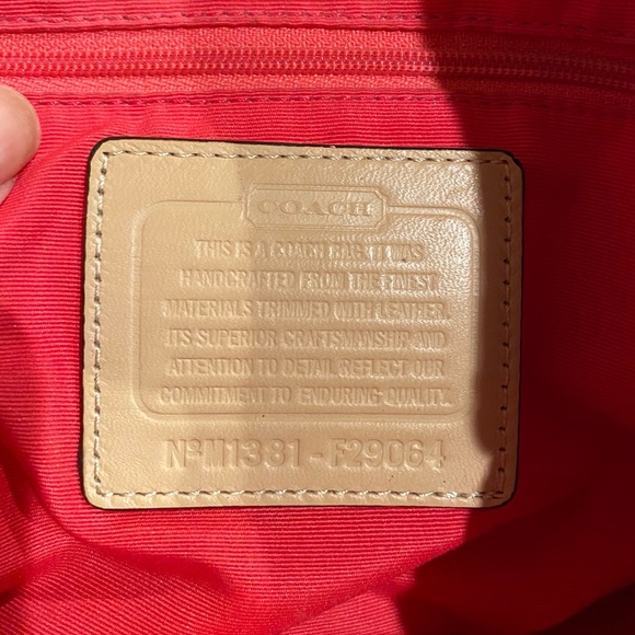 Coach Signature Drawstring Carryall Tote!! - Picture 3 of 5